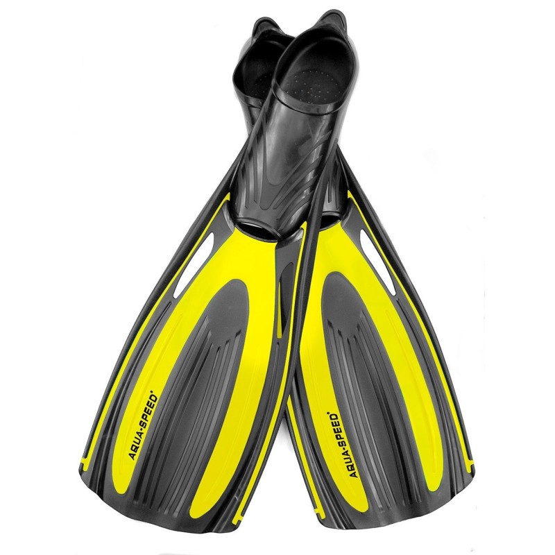 Ласти Aqua Speed HYDRO 4755 чорний, жовтий Уні 46-47