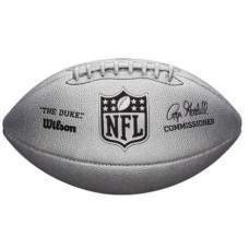 М'яч для американського футболу Wilson Duke metallic edition OS FB silver