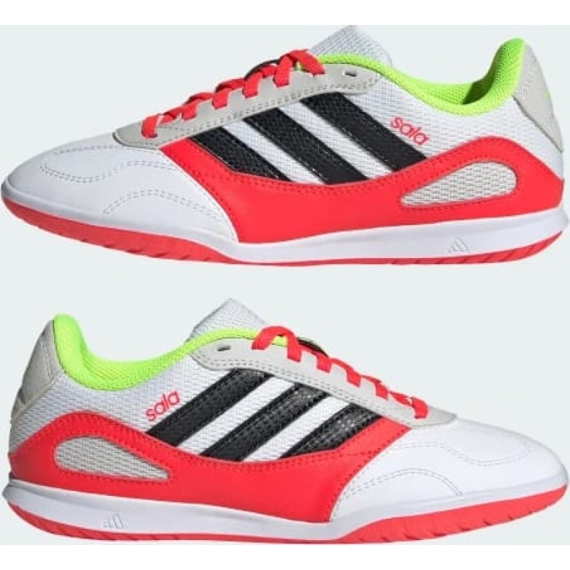 Футзалки Adidas SUPER SALA III J білий, червоний 38 EU (23,3см) (JP5435)