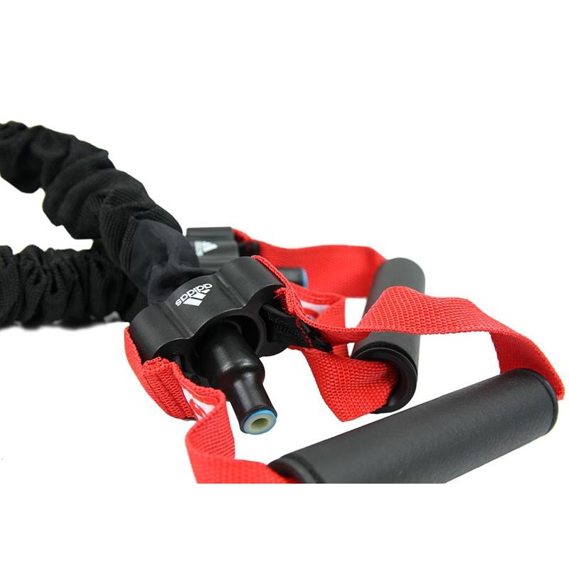 Еспандер трубчастий Adidas Power Tube чорний, червоний Уні 122 см (ADTB-10603)