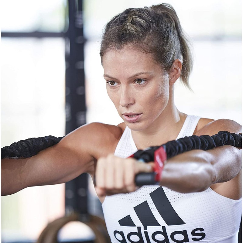Еспандер трубчастий Adidas Power Tube чорний, червоний Уні 122 см (ADTB-10603)