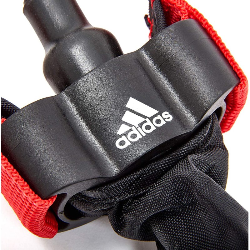 Еспандер трубчастий Adidas Power Tube чорний, червоний Уні 122 см (ADTB-10603)