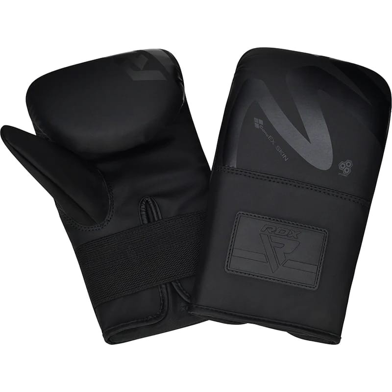Боксерські рукавиці RDX BOXING BAG MITTS F15 чорний 4 унцій (BMR-F15MB)