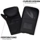 Боксерські рукавиці RDX BOXING BAG MITTS F15 чорний 4 унцій (BMR-F15MB)