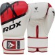 Боксерські рукавиці RDX BOXING GLOVES BGR-F7 білий, червоний 10 унцій (BGR-F7R)