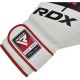 Боксерські рукавиці RDX BOXING GLOVES BGR-F7 білий, червоний 10 унцій (BGR-F7R)