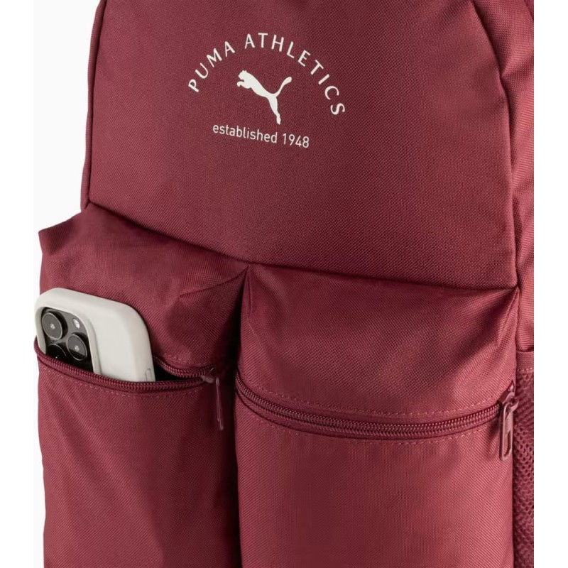 Рюкзак Puma PHASE CLASS Backpack 20L бордовий дитячий 44,5 x 30 x 14 см (091734-20)