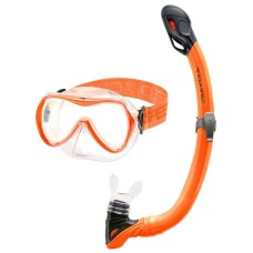 Набір маска і трубка Aqua Speed ALIZE FS + SAMOS 61090 помаранчевий Уні OSFM