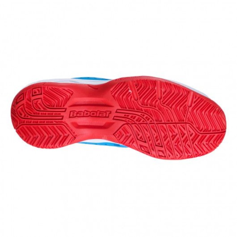 Кросівки дит. Babolat Pulsion all court kid tomato red/blue aster (32)