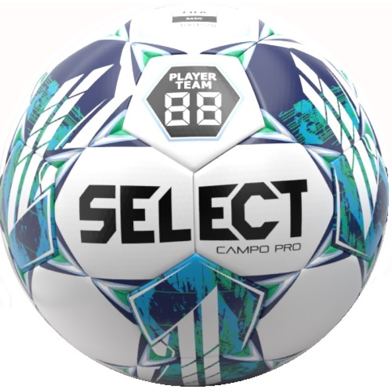 М'яч футбольний Select FB Campo PRO v23 біло-зелений Уні 5