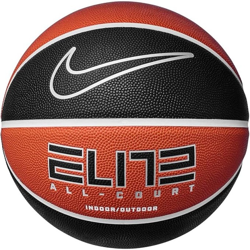 М'яч баскетбольний Nike ELITE ALL COURT 8P 2.0 DEFLATED black/orange size 7 (N.100.4088.811.07)