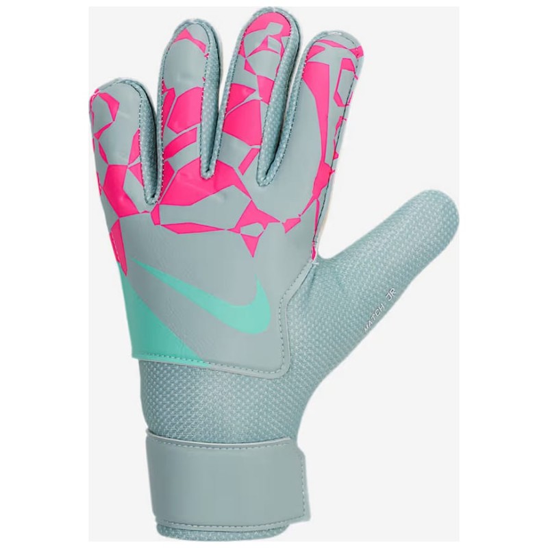 Воротарські рукавиці Nike NK GK MATCH JR - HO24 блакитний, рожевий Діт 7 (19,6 см)