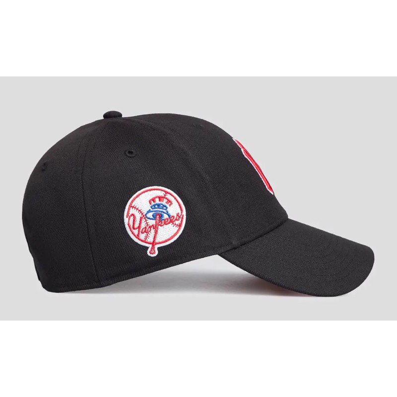 Кепка 47 Brand MLB NEW YORK YANKEES чорний, червоний Уні OSFA
