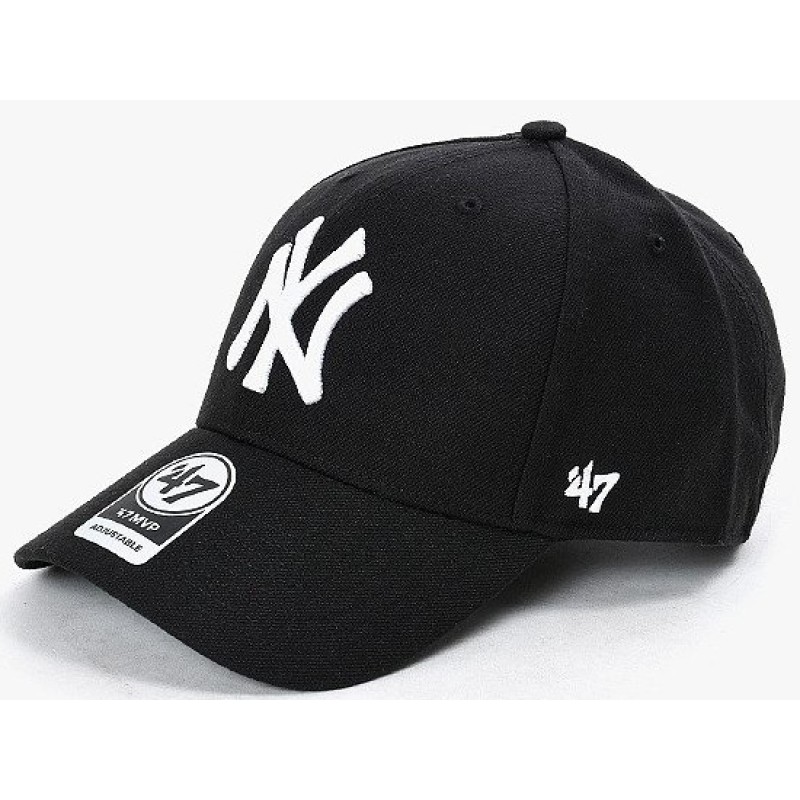 Кепка 47 Brand MLB NEW YORK YANKEES чорний, червоний Уні OSFA