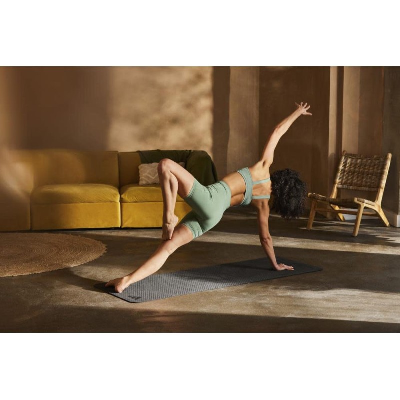 Килимок для йоги Adidas Yoga Mat чорний 183 х 61 х 0,6 см