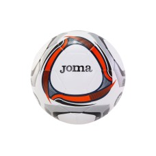 М'яч футбольний Joma LIGHT HYBRID (290 гр) білий, помаранчево-чорний Уні 5