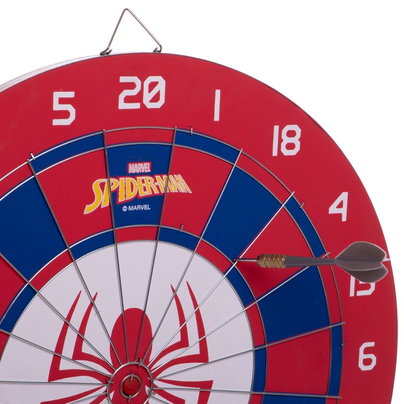 Дартс із пресованого паперу 6 дротиків і мішень JOEREX MARVEL SPIDERMAN 43см JMBB19028-S