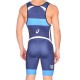 Трико борцівське Asics Wrestling Singlet синій,білий,блакитний Чол S