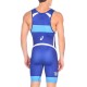 Трико борцівське Asics Wrestling Singlet синій,білий,блакитний Чол XS (157516-0043)