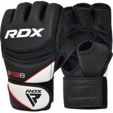 Тренувальні рукавиці RDX GRAPPLING GLOVES NEW MODEL чорний, білий XL (GGR-F12B)