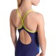 Купальник Arena DALY SWIMSUIT LIGHT DROP BACK лайм, синій, білий, рожевий Діт 128 см