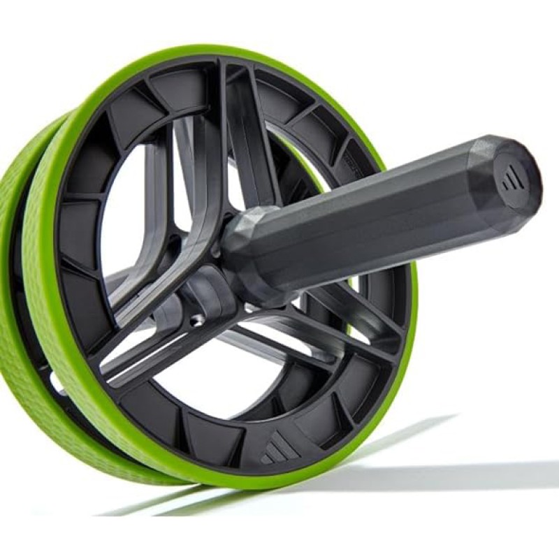 Ролик для пресу Adidas Performance Ab Wheel чорний, салатовий Уні OFSM