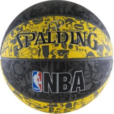 М'яч баскетбольний Spalding NBA Grafitti Rubber Ball 83307Z №7