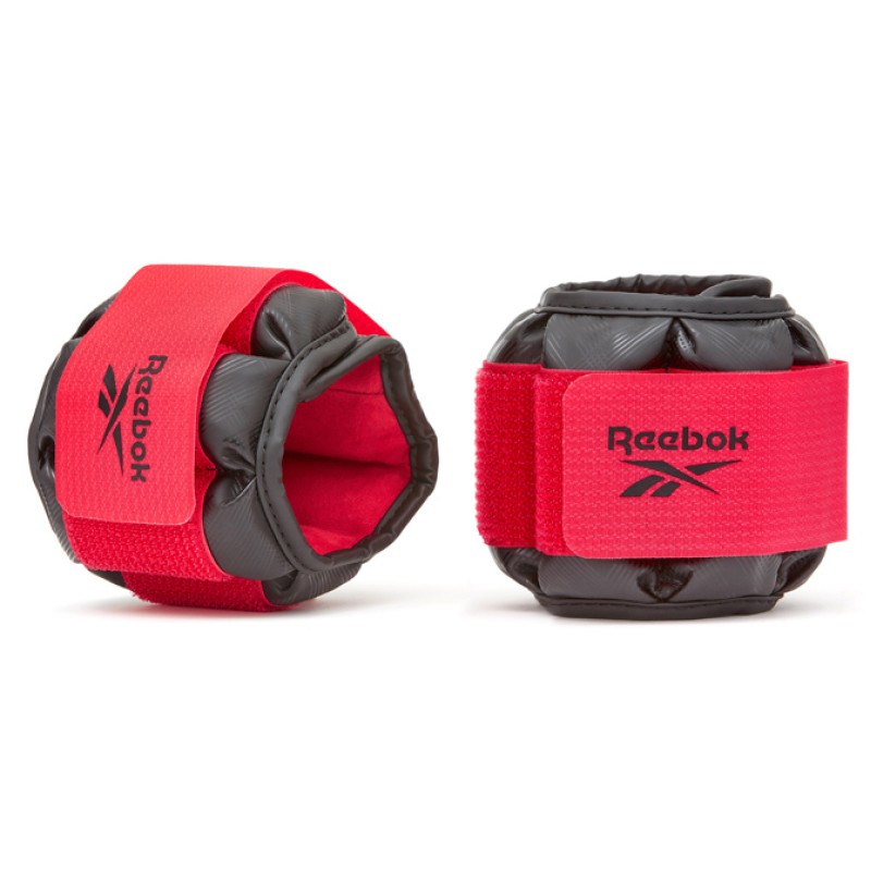 Обважнювачі для щиколотки/зап'ястя Reebok Premium Ankle чорний, червоний Уні 0.5 кг