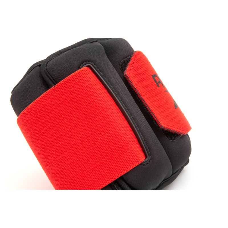 Обважнювачі зап'ястя Reebok Flexlock Wrist Weights чорний, червоний Уні 1.0 кг