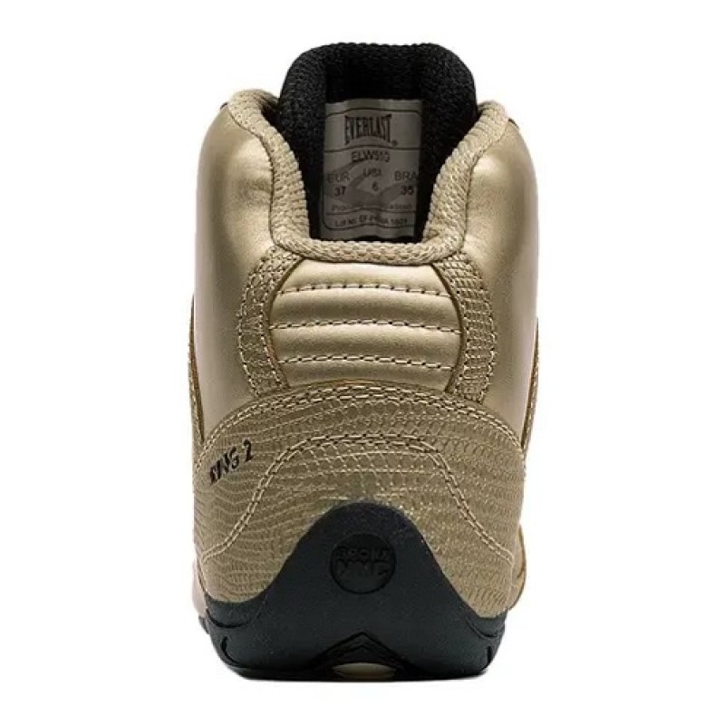 Боксерки Everlast Ring ELW-51G золотий Уні 37(US 6/23см)