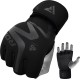 Тренувальні рукавиці RDX GRAPPLING GLOVES NEOPRENE T15 чорний L (GGN-T15MB)