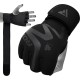 Тренувальні рукавиці RDX GRAPPLING GLOVES NEOPRENE T15 чорний L (GGN-T15MB)