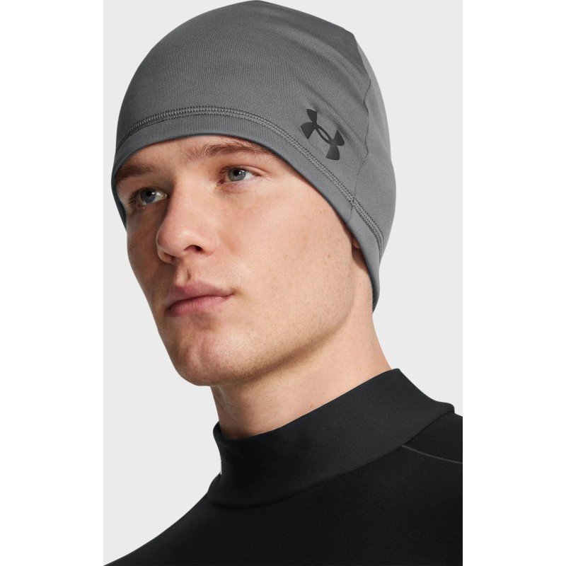 Шапка UA Storm Beanie сірий Чол One Size (1365918-025)