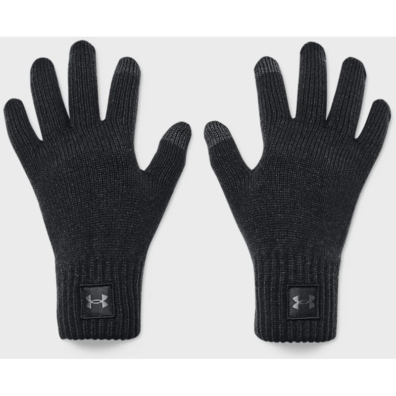 Рукавички Under Armour Halftime Gloves чорний, сірий Чол S/M