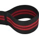 Бандаж для коліна RDX GYM KNEE WRAP R11 чорний, червоний One Size (WAH-KR11BR)