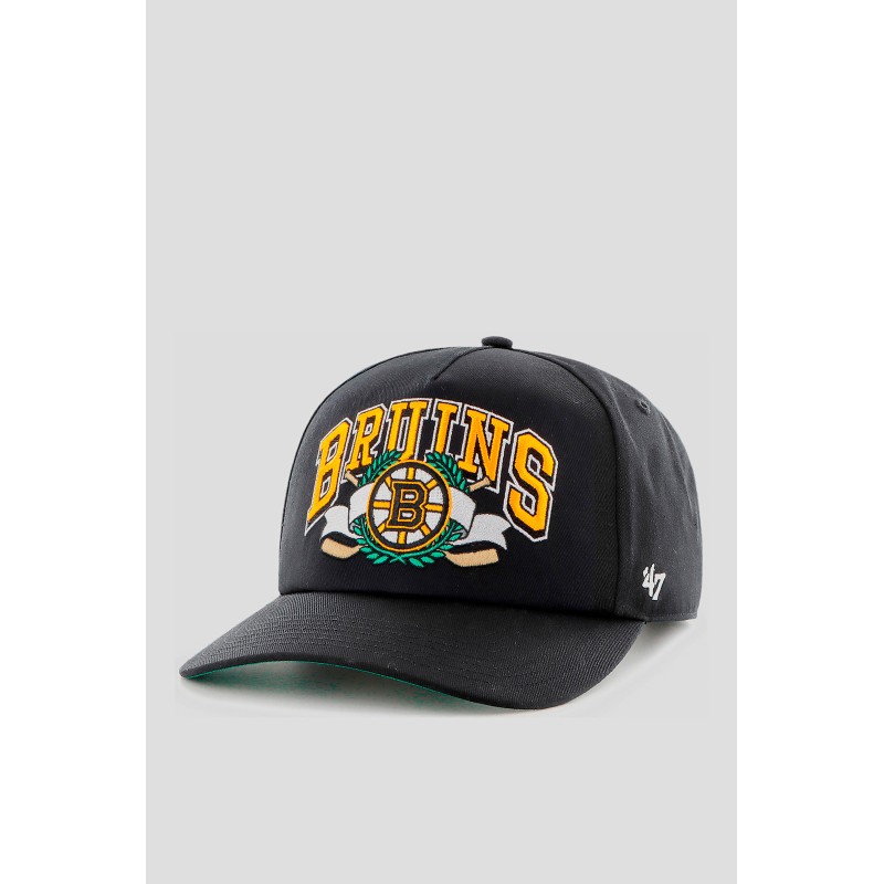 Кепка 47 Brand BRUINS LAUREL CAPTAIN DTR чорний, зелений Уні OSFA