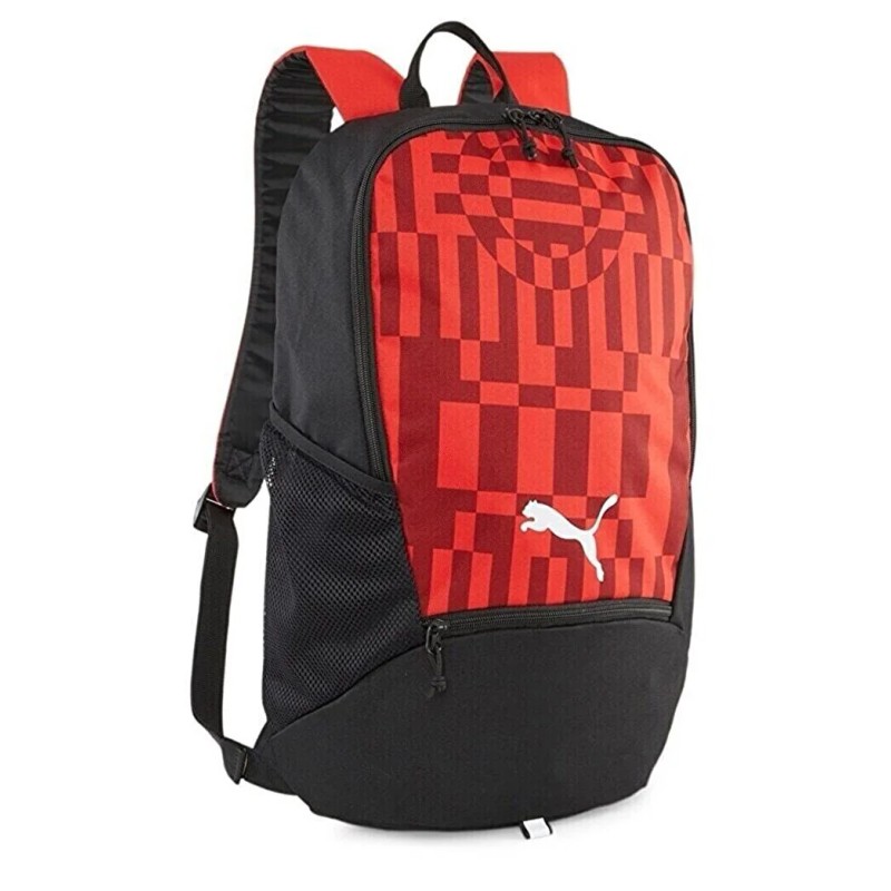 Рюкзак Puma individualRISE Backpack 21L черный, красный Уни 33x11x49 см