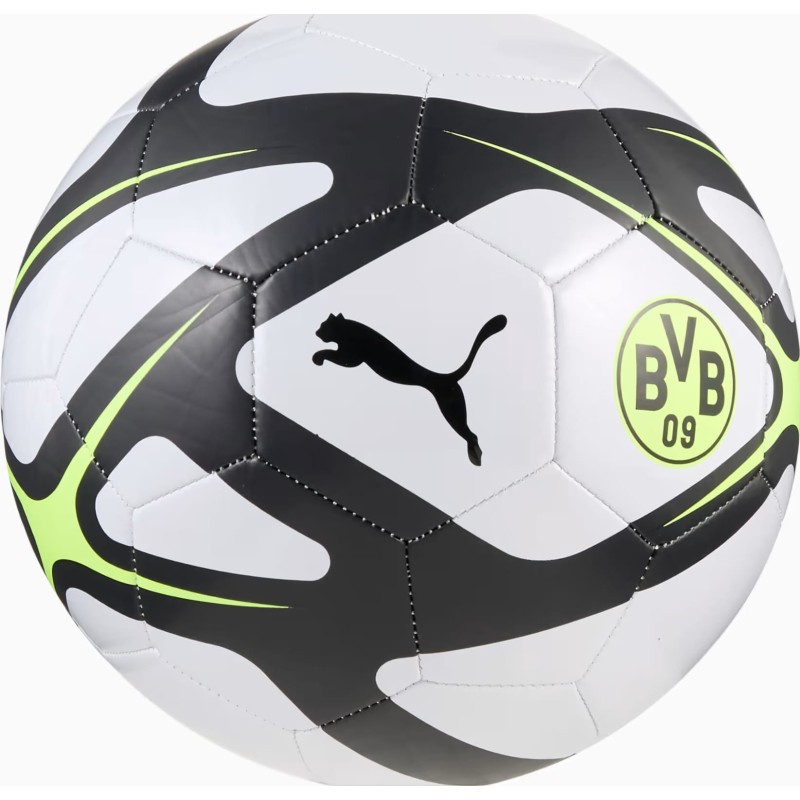 М'яч футбольний Puma BVB CULTURE Ball білий, чорний, жовтий 5 (084746-04)