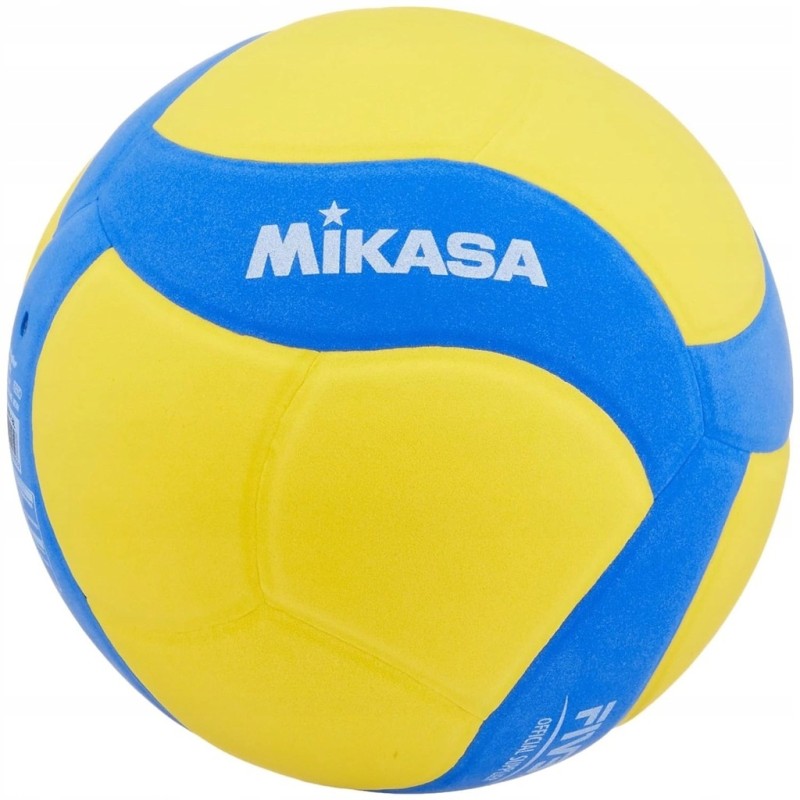 М'яч волейбольний Mikasa VS160W жовто-синій, розмір 4 (для дітей до 12 років)