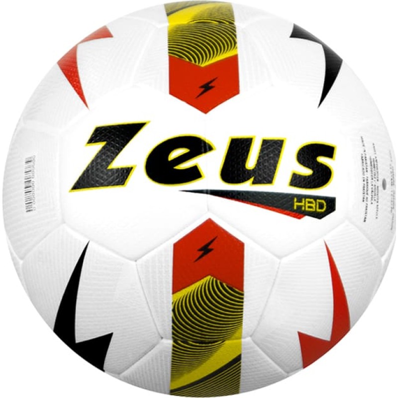 М'яч футбольный Zeus PALLONE HBD білий, червоний Уні 5