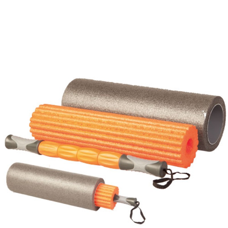 Масажний ролик 3в1 LiveUp YOGA ROLLER SET