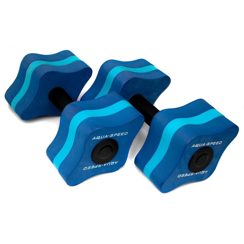 Гантелі для аквафітнесу Aqua Speed AQUAFITNESS Dumbells 5647 синій Уні 11x15x8см