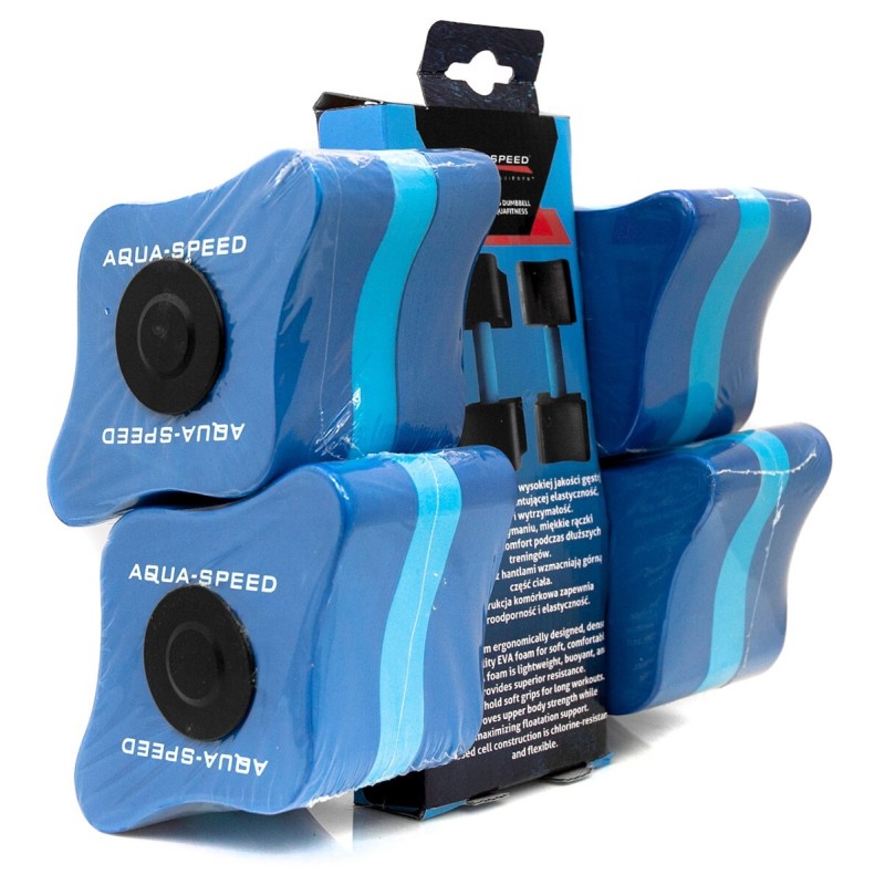 Гантелі для аквафітнесу Aqua Speed AQUAFITNESS Dumbells 5647 синій Уні 11x15x8см