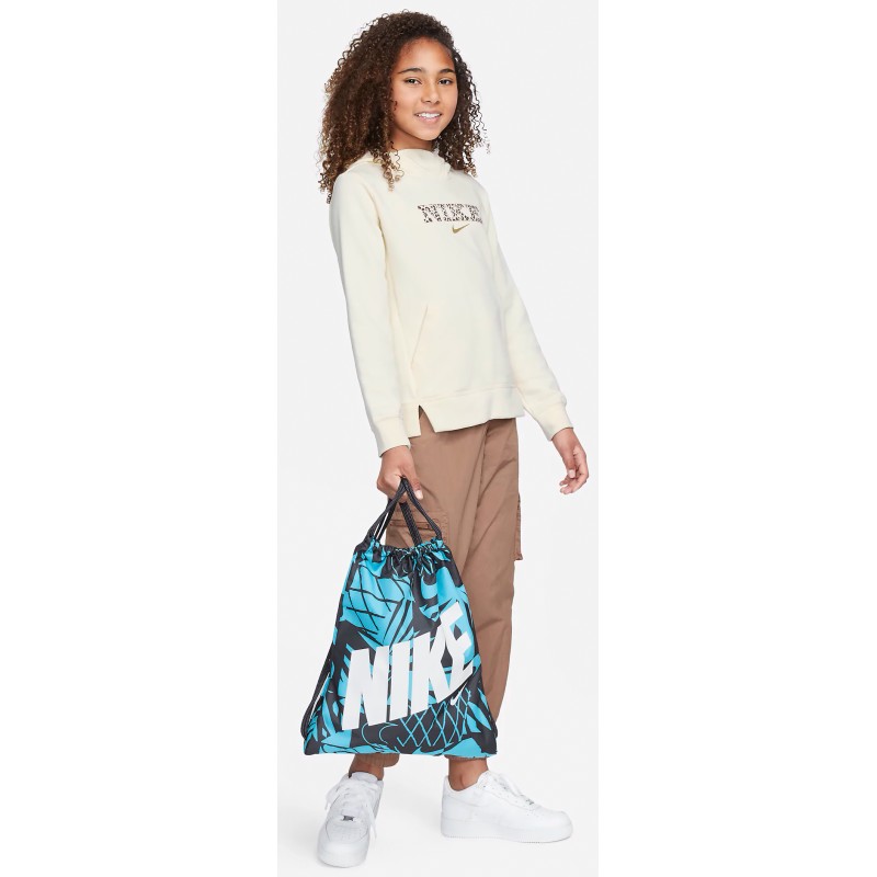 Мішок Nike Y NK DRAWSTRING - CAT AOP 1 чорний. Синій, білий Діт 43 х 36 см