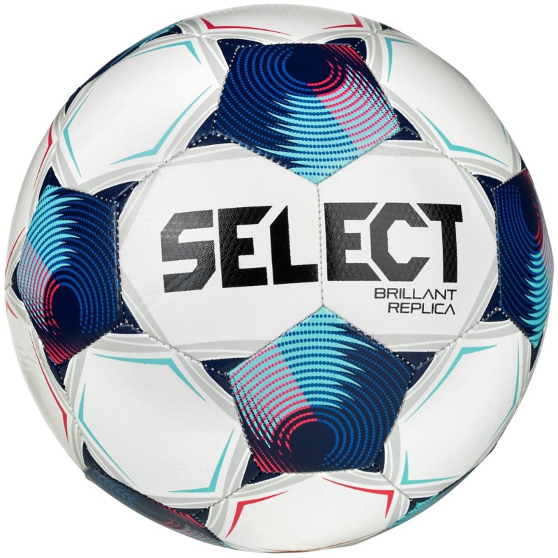 М'яч футбольний Select BRILLANT REPLICA v25 білий, синій Уні 5