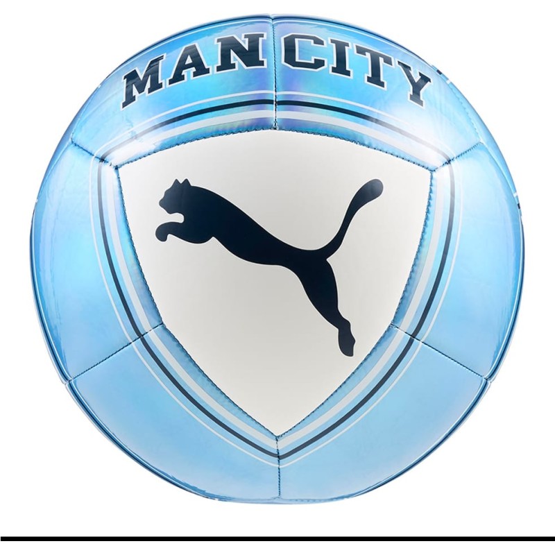 М'яч футбольний Puma MCFC CULTURE Ball білий, блакитний 5 (084976-11)