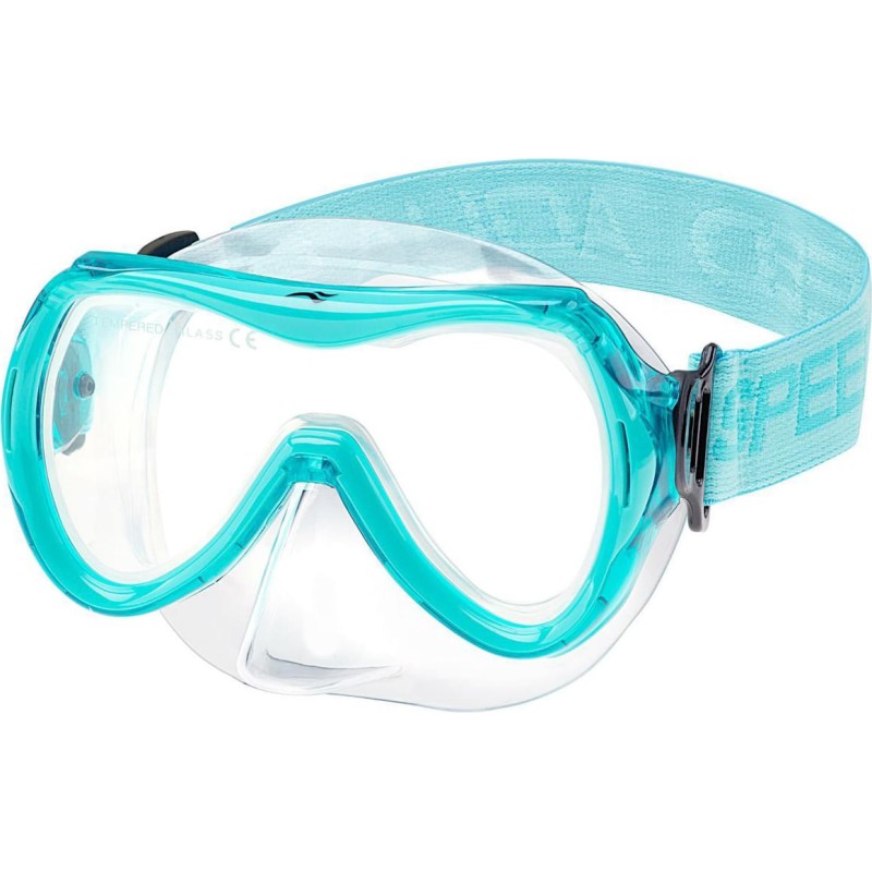 Маска для дайвінгу Aqua Speed ALIZE FS 61095 блакитний дитячий One Size (622-04)