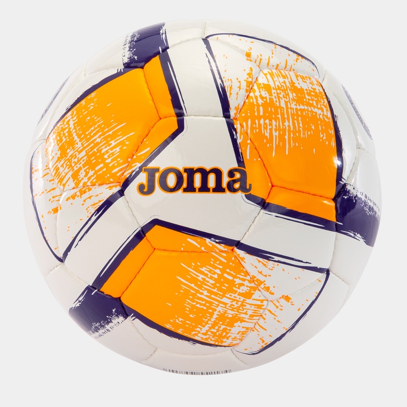 М'яч футбольний Joma DALI II білий, помаранчевий 4 (400649.214)