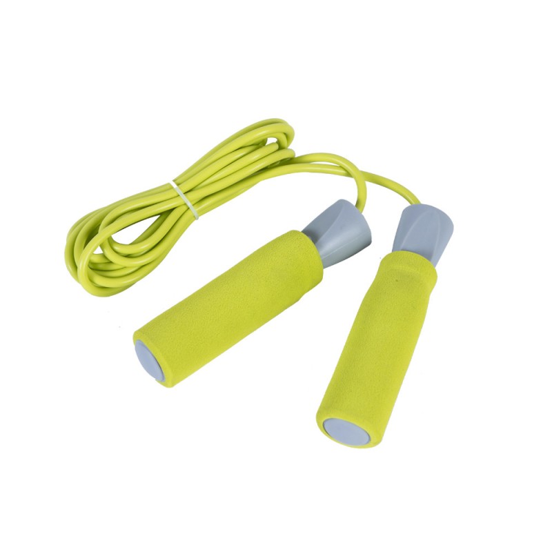 Скакалка PVC FOAM HANDLE JUMP ROPE жовтий Уні 275x0.6см