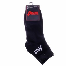Шкарпетки Penn QUARTER SOCKS 3 PAIR чорний Уні 35-40